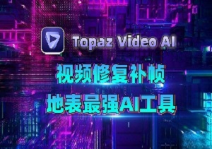 地表一流无损视频修复软件，再也不用担心视频模糊不清了，让视频妙变4K画质-二八网赚