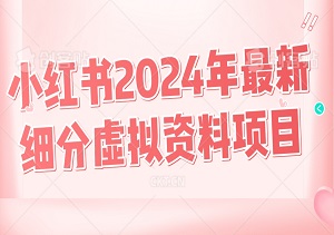 揭秘！三天复制粘贴轻松上手，日引300+，月变现五位数！小红书2024年最新细分虚拟资料项目全拆解！-二八网赚