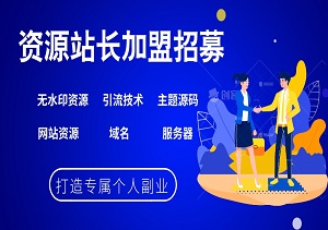 搭建同款知识付费资源网站，小白也能轻松月入5000+（网站加盟）-二八网赚