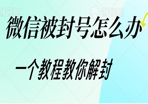 微信封号怎么办，一个教程教你解封-二八网赚