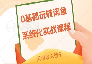 0基础玩转闲鱼：系统化实战课程，轻松上手，低成本实现月增收入数千！-二八网赚