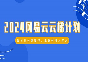 2024网易云云梯计划：每日几分钟操作，单账号月入过万-二八网赚