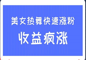 美女热舞快速涨粉，视频号最新玩法，情感赛道收益25000+-二八网赚