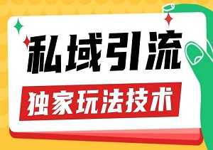 私域引流获客野路子玩法，日引200+，单日变现超3000+，小白轻松上手（内附软件）-二八网赚