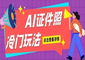 轻松赚钱新选择，AI证件照玩法，单日入账200+，新手小白也能无脑操作（内附素材和资料）-二八网赚