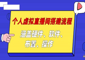 打造个人虚拟直播间搭建流程，涵盖硬件、软件、布置、操作与持续升级-二八网赚